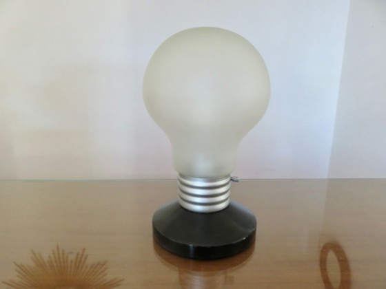 Lampada a bulbo Ikea "blinda" stile Ingo Maurer, 1990 – Lampade da tavolo, Vetro (photo 3 of 8)