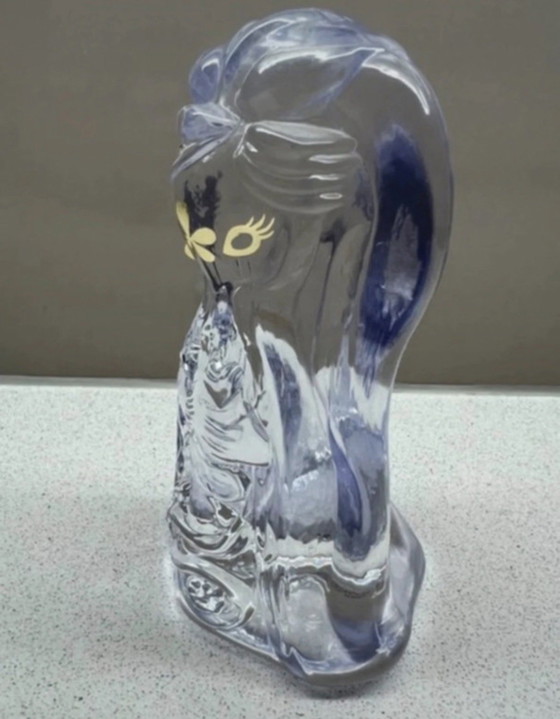 Image 1 of Evento artistico Ikea 2018, statuetta in vetro "Notturna" di Junko Mizuno.