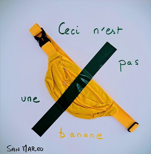 Enzo SAN MARCO - This is not a banana - Artist's painting