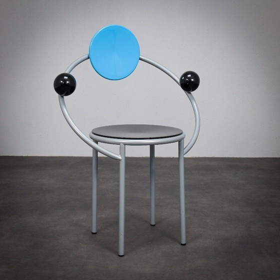 Image 1 of Een paar eerste stoelen van Michele De Lucchi voor Memphis, Milaan, Italië, 1981