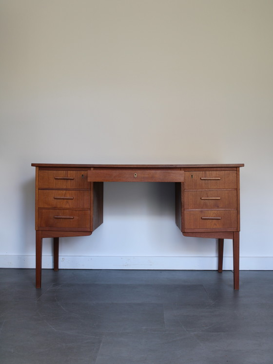 Scrivania Danese Vintage in Teak – Scrivanie, Wood (photo 4 of 12)