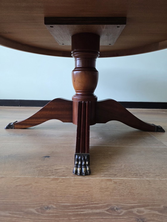 Image 1 of Vintage coffee table 99 cm with 3D wooden top