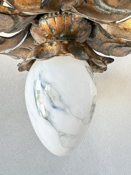 Image 1 of Vintage brutalist chandelier