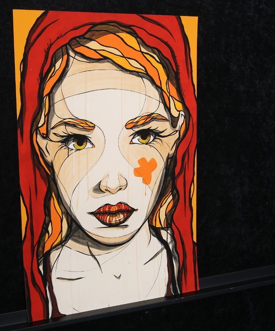 Image 1 of El Bocho - Love should be a color - 2019 - Giclee - signed by hand