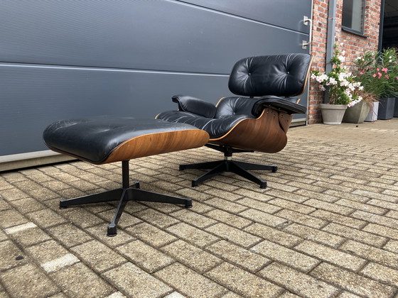 Image 1 of Sillón Eames de Herman Miller by Vitra con otomana. ¡De 1983 con factura! Rio Palissander