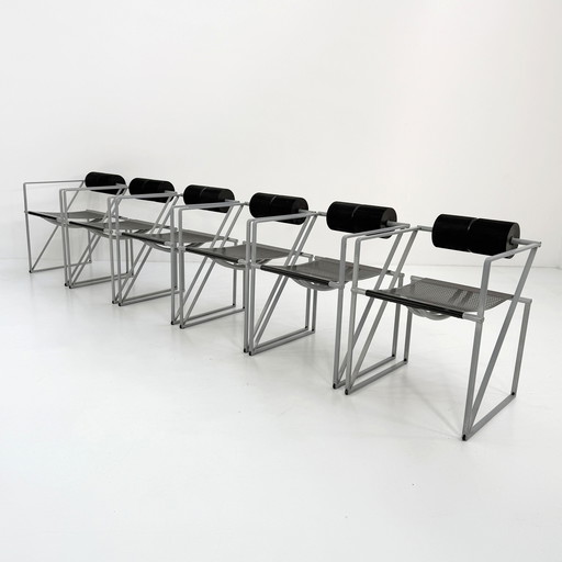 Black & Grey Seconda Chair by Mario Botta for Alias, 1980s