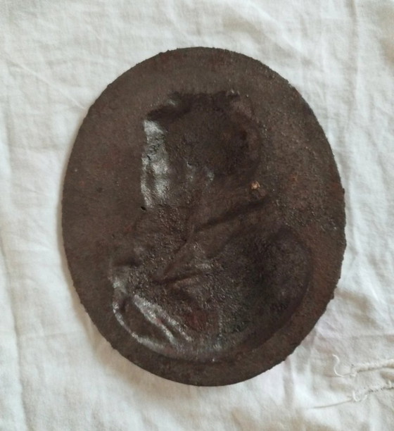 Oval depicting the Apostle Paul by Leonhard Posch – Decorative Objects, Cast Iron (photo 6 of 6)