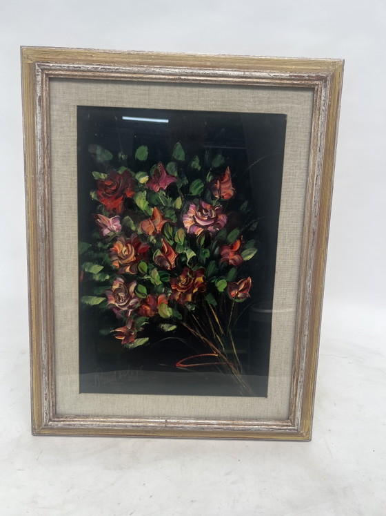 Image 1 of Painting (5): Flower scene - unknown painter