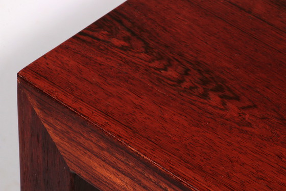 Image 1 of Side Table in Darkwood by Severin Hansen for Haslev Møbelsnedkeri, 1950s