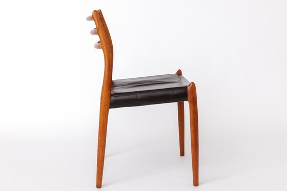 Image 1 of Sedia modello 78 di Niels Møller – Sedia da pranzo danese in teak di metà secolo, vintage anni '60