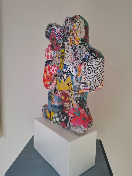 Chien iconique en collage – Sculptures, Other (photo 5 of 6)