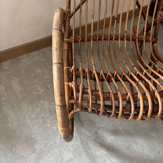 Rocking chair rotin – Bambou (photo 3 of 5)