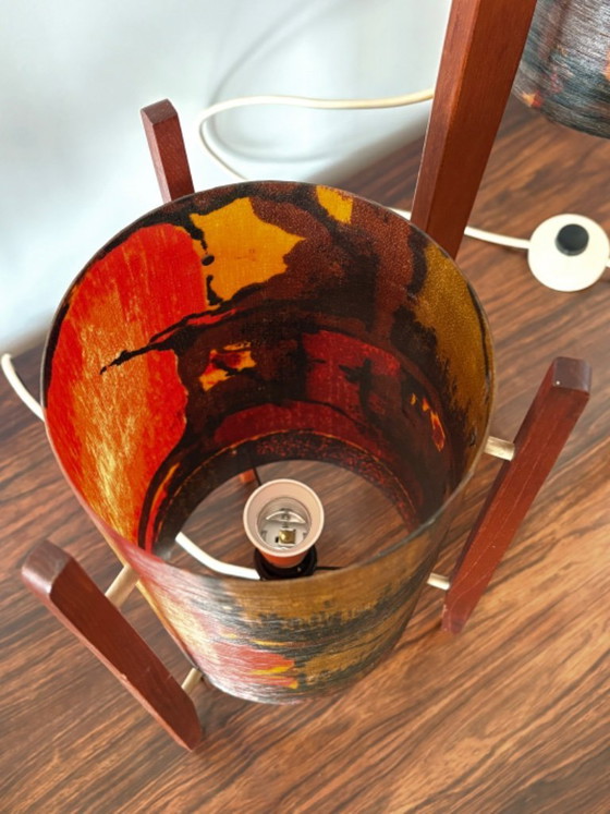 Image 1 of Prachtige, zeldzame set raketlampen uit de jaren 50/60.