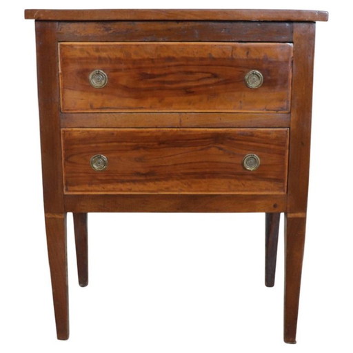 Piccolo comò antico in noce, Italia, XVIII secolo