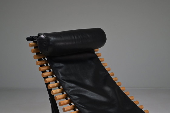 Image 1 of Chaise longue con respaldo alto de Peter Strassl, Alemania, años 70.
