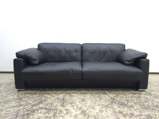 Image 1 of De Sede ds 116 designer sofa leren bank desede top zwart