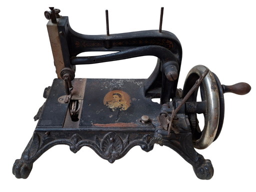 Rare Antique Junker & Ruh Sewing Machine - Model "Rhineland" / F - Late 19th Century