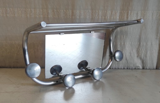 Art Deco style wall-mounted coat rack - mid-20th century
