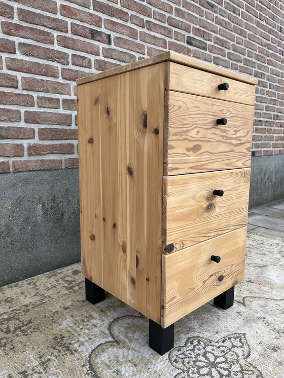 Image 1 of Cassettiera vintage scandinava con 4 cassetti