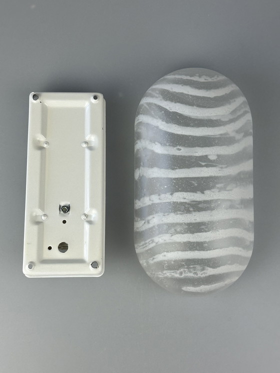 Image 1 of 60s 70s wandlamp Peill & Putzler Duitsland glas & metaal space age design