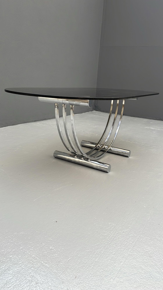 Image 1 of Table Hollywood Regency par Renato Zevi pour Banci Firenze, Italie, années 1970