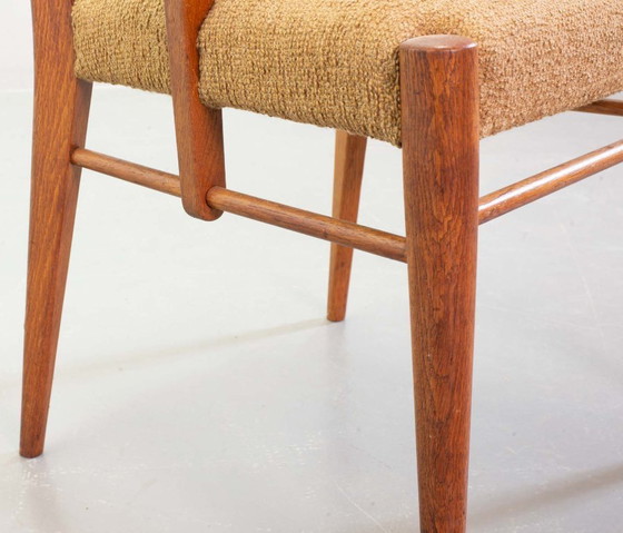 Zwei Cees Braakman Stühle im niederländischen Mid-Century-Design, massive Holzsessel mit Leiterrahmen und (photo 11 of 21)