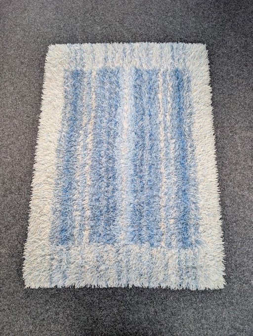 Tappeto Svedese Tradizionale Vintage, Tabergs Yllefabrik, Anni '60 – vloerkleden en tapijten, Wool (photo 2 of 6)