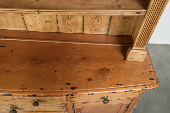 Image 1 of Antieke Engelse keuken/ leg/ buffetkast uit de 19e eeuw van grenenhout