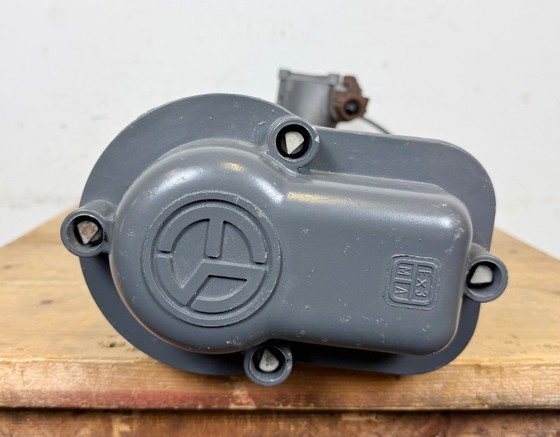 Image 1 of Lampada a sospensione industriale grigia di Elektrosvit, anni '70