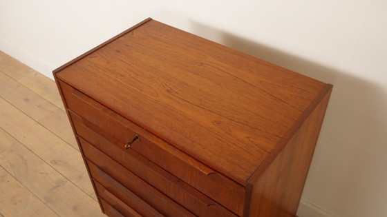 Vintage Deense Ladekast | Teak | 6 Lades | 100 Cm – Ladekasten, Wood (photo 4 of 9)