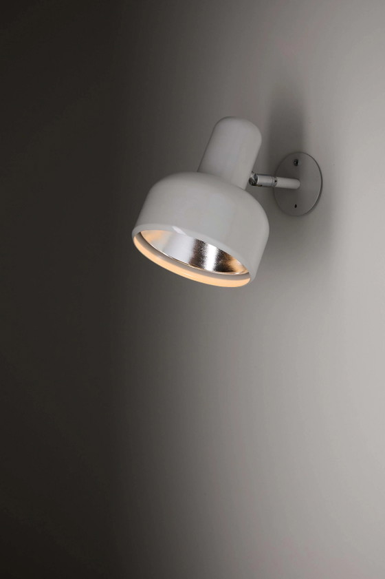 Fog & Mørup 'Peanut' Wall Lamp by Jo Hammerborg, Wall lights, Metal, Silver (photo 2 of 8)