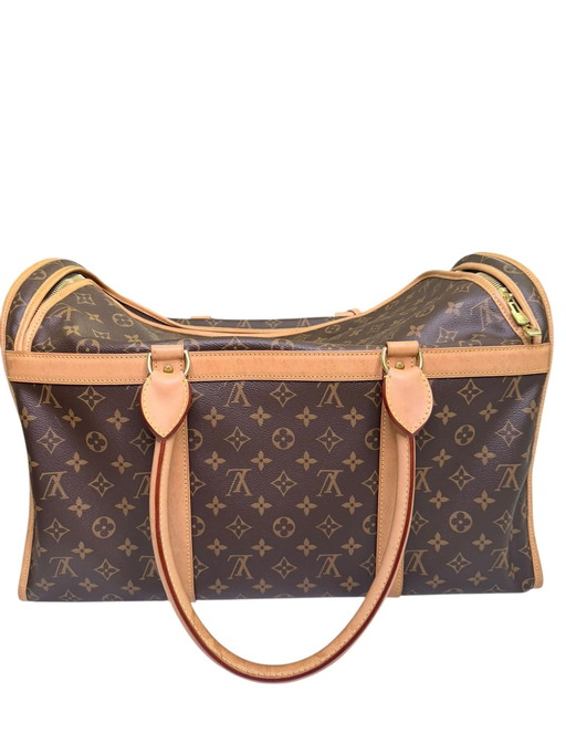 Louis Vuitton reistas met hondenmotief