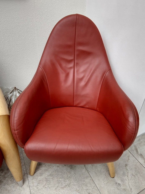 Image 1 of Sitting Vision De Toekomst Bank + Fauteuil rood