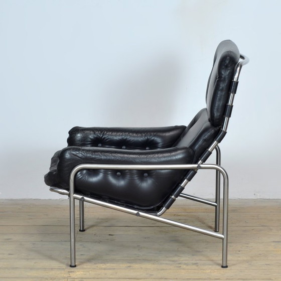 Image 1 of Poltrona lounge nera Nagoya SZ09 di Martin Visser, anni '60