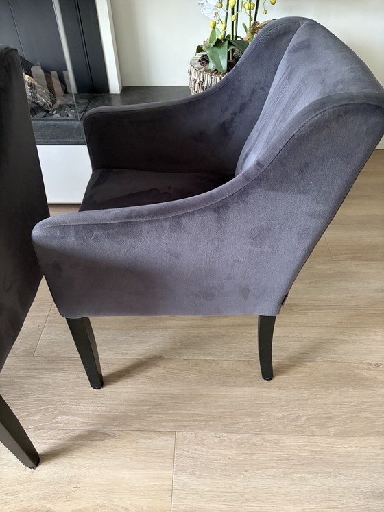 Image 1 of Woood dining chair 5 pieces