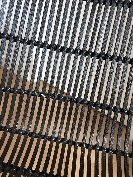Silla de ratán negra HKliving – Sillas de comedor, Metal, Rattan (photo 4 of 5)