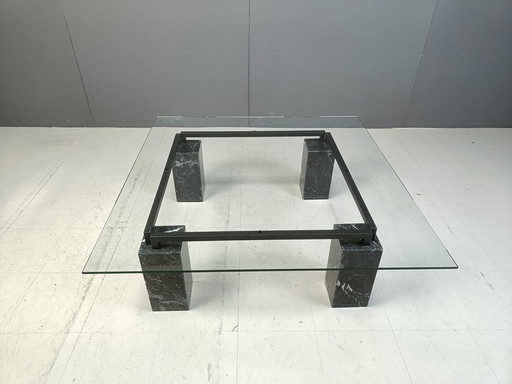 Vintage Marble Coffee Table By Artedi, 1980S