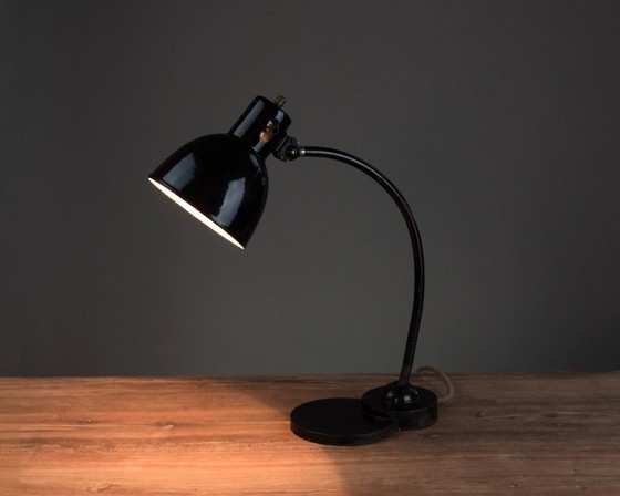 Image 1 of Original Zirax Bauhaus table lamp 1930s – Industrial desk lamp with patina