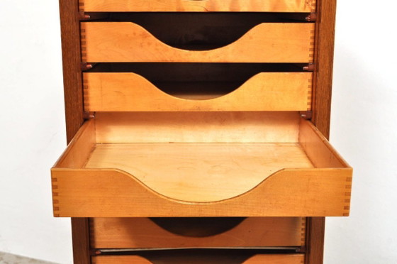 Image 1 of Vintage eiken roldeurkast / archiefkast