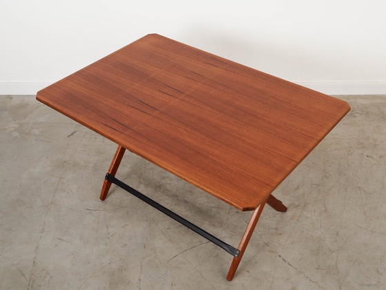 Image 1 of Opklapbare teakhouten tafel, Italiaans design, jaren 70, gemaakt in Italië.