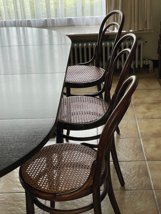 Image 1 of Thonet eetkamer inclusief 6 stoelen n°14