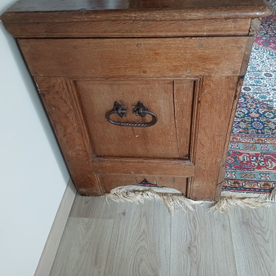 Image 1 of Coffre à couvertures ancien