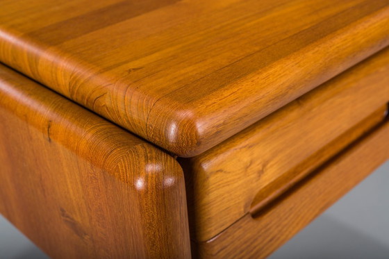 Image 1 of Vintage Danish Cabinetmaker Desk in Teak, 1950s