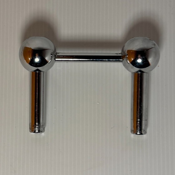 Image 1 of Set of 6 modular BSF vintage chrome candle holders