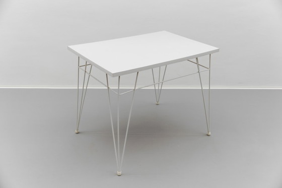 Image 1 of Combex Wire Chair and Combex Wire Table by Cees Braakman for Pastoe, Netherlands, 1950s, Set of 3