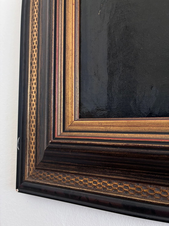Image 1 of Peinture à l'huile originale ancienne représentant un ténor d'opéra allemand, grand portrait du XIXe siècle