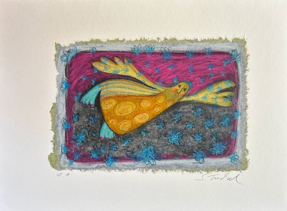 Image 1 of Zeefdruk Sabine Tuchel