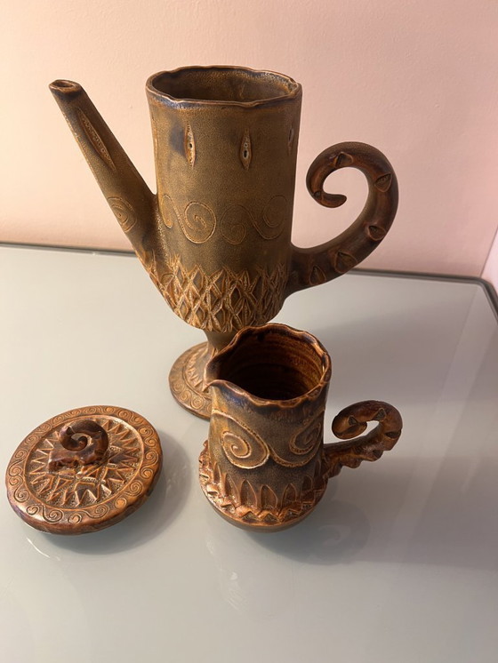 Image 1 of Huguette Bessone ceramic set, 1960s