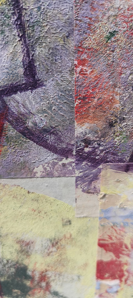 Image 1 of Ludo Huys, Mixed-Media-Kunst aus den 1990er Jahren im Stil von Picasso