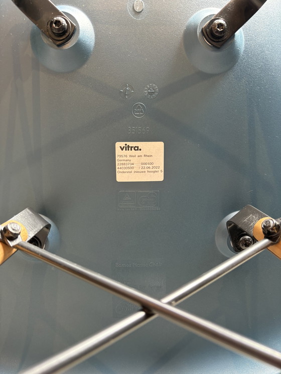 Vitra Eames DSW Meerblau – Chaises de salle à manger, Metal, Plastic (photo 6 of 8)